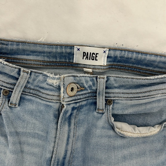 Paige High Rise Sarah Slim Jeans Size 31 - Picture 3 of 7